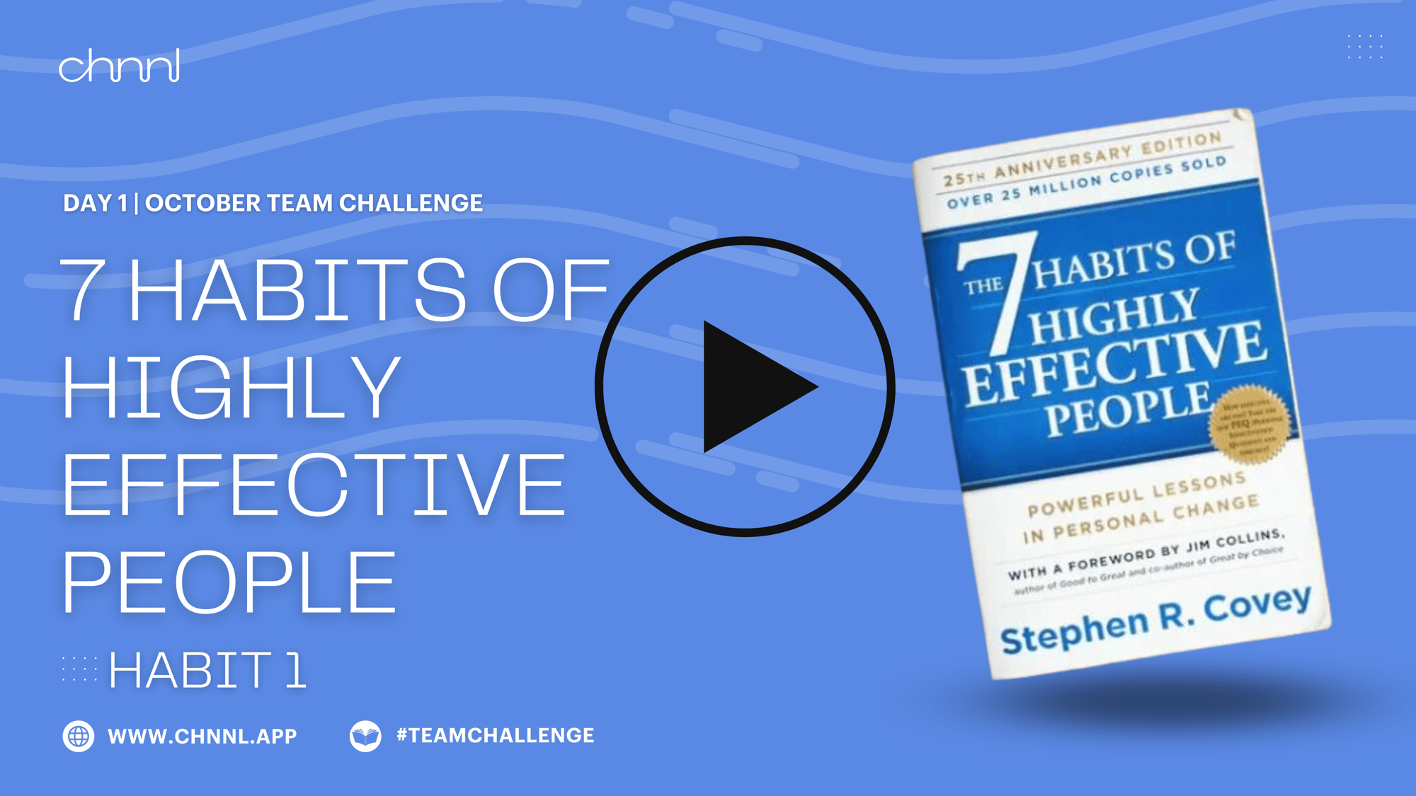 Day 1 Book Club 7 Habits 2024 -  Sheldon Brown